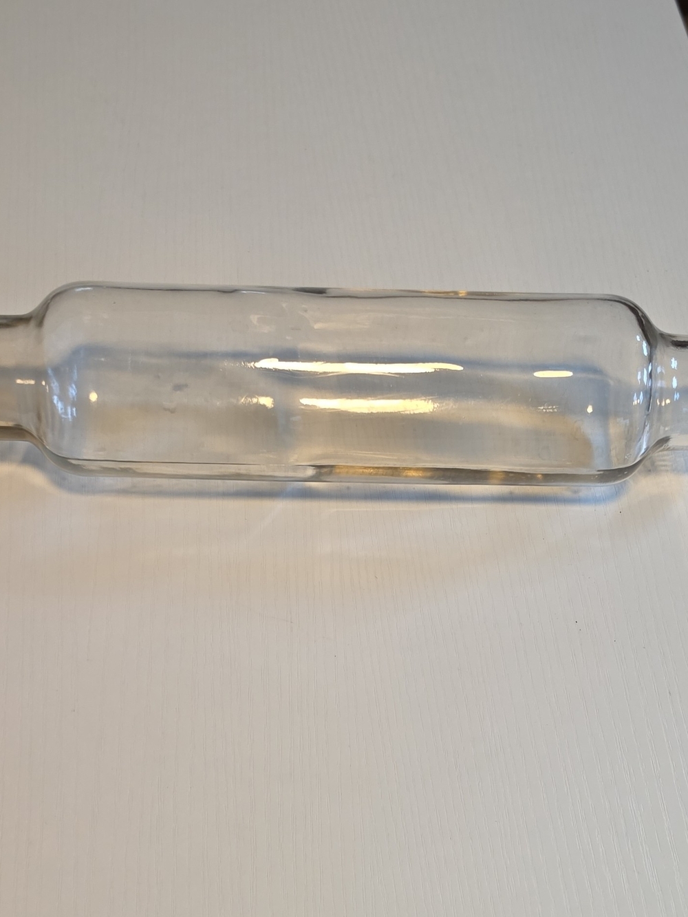 Vintage Clear Glass Rolling Pin